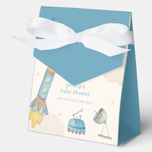 Boho Weltraum-Raketen-Junge-Baby-Party Geschenkschachtel