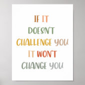 Boho, wenn es dich nicht herausfordert, wird es si poster (Vorne)