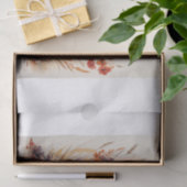 Boho Western Boots Floral Bouquet für Decoupage Seidenpapier (Geschenk)