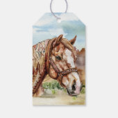 Boho Western Brautparty | Vielen Dank Geschenkanhänger (Rückseite)