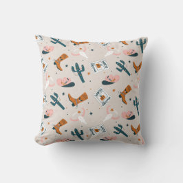 Boho Western Christmas - Beige Kissen