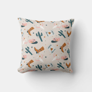 Boho Western Christmas - Beige Kissen