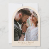 Boho Western Cowboy Illustration Wedding Einladung (Rückseite)