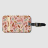 Boho Western Cowgirl Boots Gepäckanhänger (Vorderseite (Horizontal))