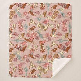 Boho Western Cowgirl Boots Sherpadecke