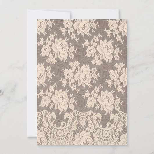 Boho Western Cowgirl Brautparty Einladung (Rückseite)