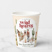 Boho Western Desert | BRAUTPARTY Pappbecher (Rückseite)