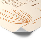 Boho Western Favorite People Wedding Chart Poster (Ecke)