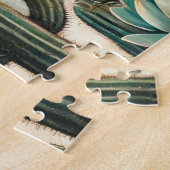 Boho Western Highland Kuh Puzzle (Seite)