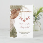 Boho Western New Place to Hang Hat Moving Ankündigung (Stehend Vorderseite)