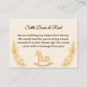 Boho Western Rocking Horoks for Baby Card Begleitkarte (Vorderseite)