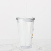 Boho Western Rocking Horse Acrylic Tumbler Gefalle Acryltrinkbecher (Rechts)