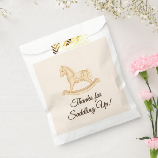 Boho Western Rocking Horse Baby Shower Geschenktütchen (Versiegelt)