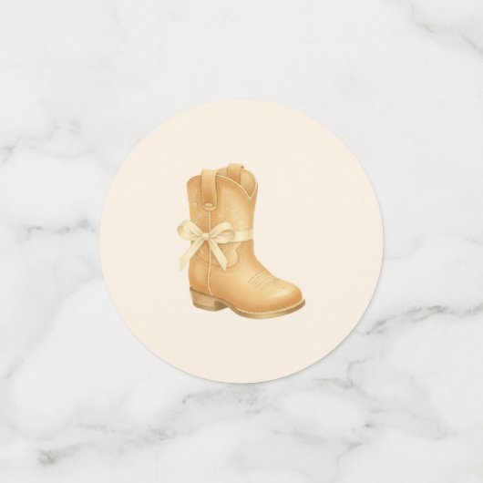 Boho Western Rocking Horse Baby Shower Konfetti (Klein Vorderseite)