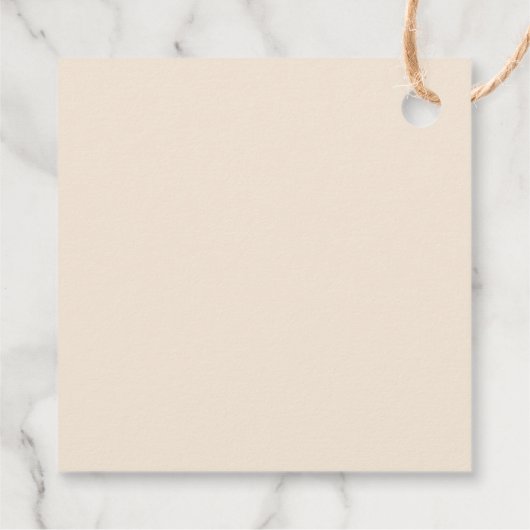 Boho Western Saddle up Cowboy Brautparty Geschenkanhänger (Rückseite)