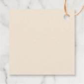 Boho Western Saddle up Cowboy Brautparty Geschenkanhänger (Rückseite)