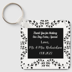 Boho Whimsical Botanical Gastgeschenk Hochzeit Sch Schlüsselanhänger