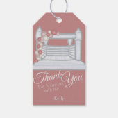 Boho White Bounce House Geschenkanhänger (Vorderseite)