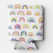 Boho White Multi Rainbow Dosenkühler (Rückseite)