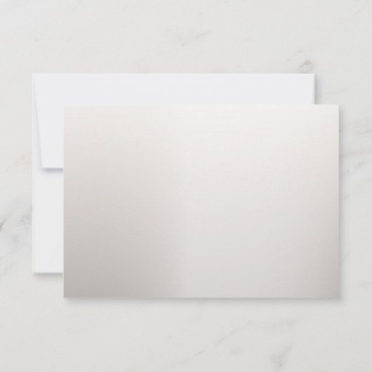 Boho White Orchid Blume Blue Moon Elegantes Party RSVP Karte (Rückseite)