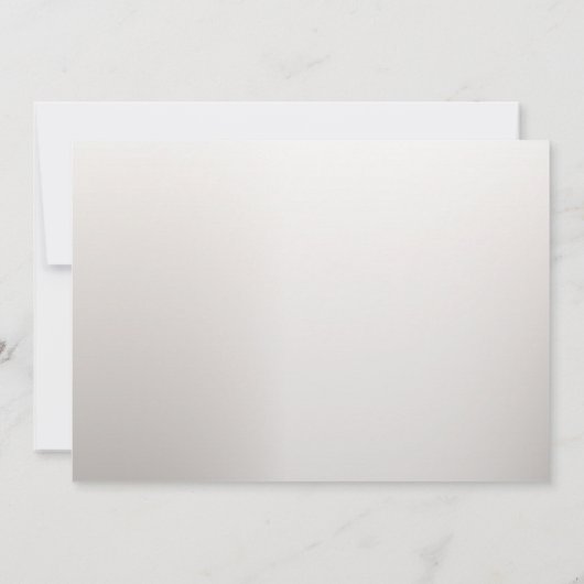 Boho White Orchid Blume Blue Moon Elegantes Party Save The Date (Rückseite)