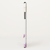 *~* Boho White Pastel Lavendel Feather Polka Dosen Case-Mate iPhone Hülle (Hinten/Rechts)