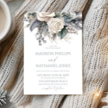 Boho White Rose Blumengarten Hochzeit