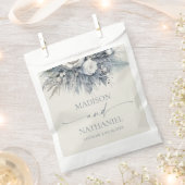 Boho White Rose Blumengarten Hochzeit Geschenktütchen (Ausgeschnitten)