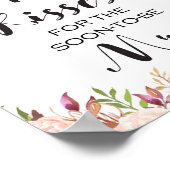 Boho Wie viele Kisses Game Sign Poster (Ecke)