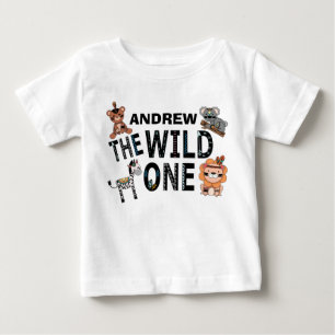 Boho Wild 1. Geburtstag Party Baby T-shirt