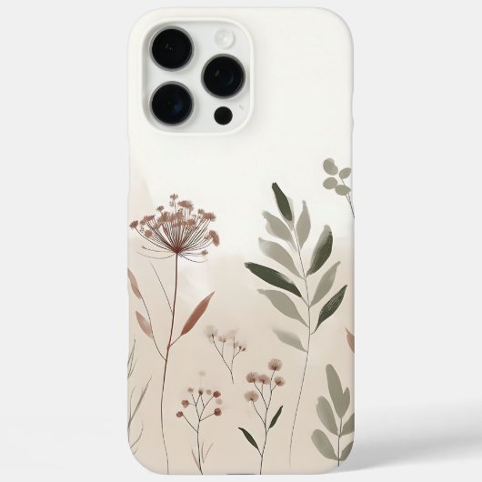 Boho Wild Blume | Wüstengarten-Blumenmuster Case-Mate iPhone Hülle (Rückseite)