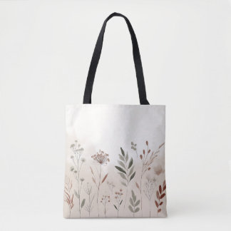 Boho Wild Blume | Wüstengarten-Blumenmuster Tasche