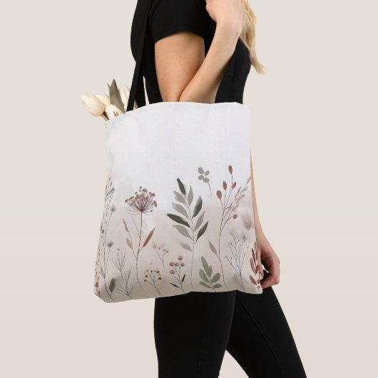 Boho Wild Blume | Wüstengarten-Blumenmuster Tasche (Von Nahem)
