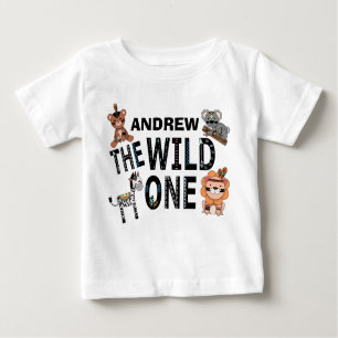 Boho Wild One 1. Geburtstag Party Baby T-shirt