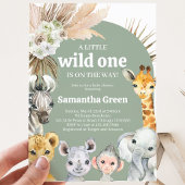 Boho Wild One Baby Shower Einladung
