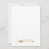 Boho Wild One | Erste Geburtstagspartei Einladung (Rückseite)