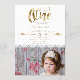 Boho Wild One | Erste Geburtstagspartei Einladung
