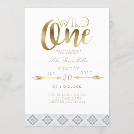 Boho Wild One | Erste Geburtstagspartei Einladung