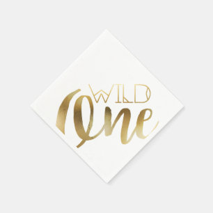Boho Wild One   Erste Geburtstagspartei Serviette