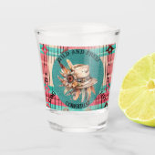 Boho Wild und Free Tequila Schnapsglas (Vorderseite)