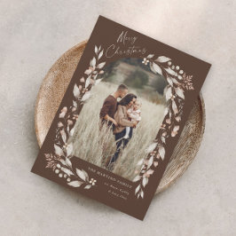 Boho Wildblume Arch Foto Weihnachten