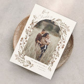 Boho Wildblume Arch Foto Weihnachten