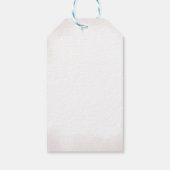 Boho Wildblume Baby Dusche Geschenkanhänger (Rückseite)