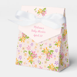 Boho Wildblume Baby Girl Dusche Geschenkschachtel