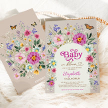 Boho Wildblume Baby in Bloom Girl Duwer