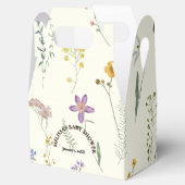 Boho Wildblume Babydusche Geschenkschachtel (Geöffnet)