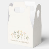 Boho Wildblume Birthday Party Geschenkschachtel (Geöffnet)