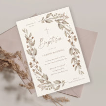 Boho Wildblume Blumengeschlecht Neutrale Taufe