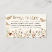 Boho Wildblume Books for Baby Request Begleitkarte (Vorderseite)