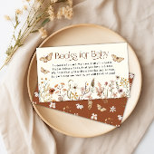 Boho Wildblume Books for Baby Request Begleitkarte